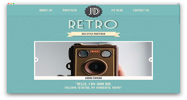 Web theo phong cách Retro